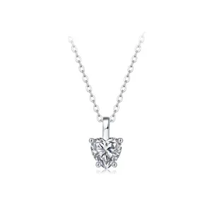 1 Carat 925 Sterling Silver Moissanite Necklace