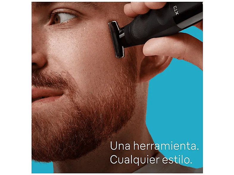 Afeitadora corporal - Braun Pack 2 en 1 BodyGroomer Series 5 BG5360   Recortadora Series X XT3100,  Para cara y cuerpo, Skinshield, Wet&dry