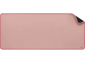 Alfombrilla para teclado y ratón - Logitech Desk Mat Studio Series, Nylon/ Poliéster, Rosa