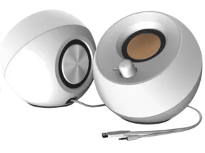 Altavoces para PC - Creative Pebble, 4.4 W, USB, Blanco