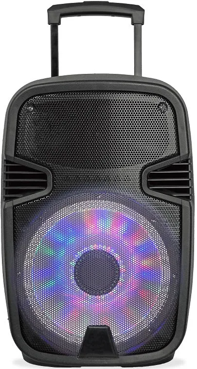 Altavoz - Sakkyo NPL2215DSP, Trolley, Micrófono, 7500mah batería, 600W