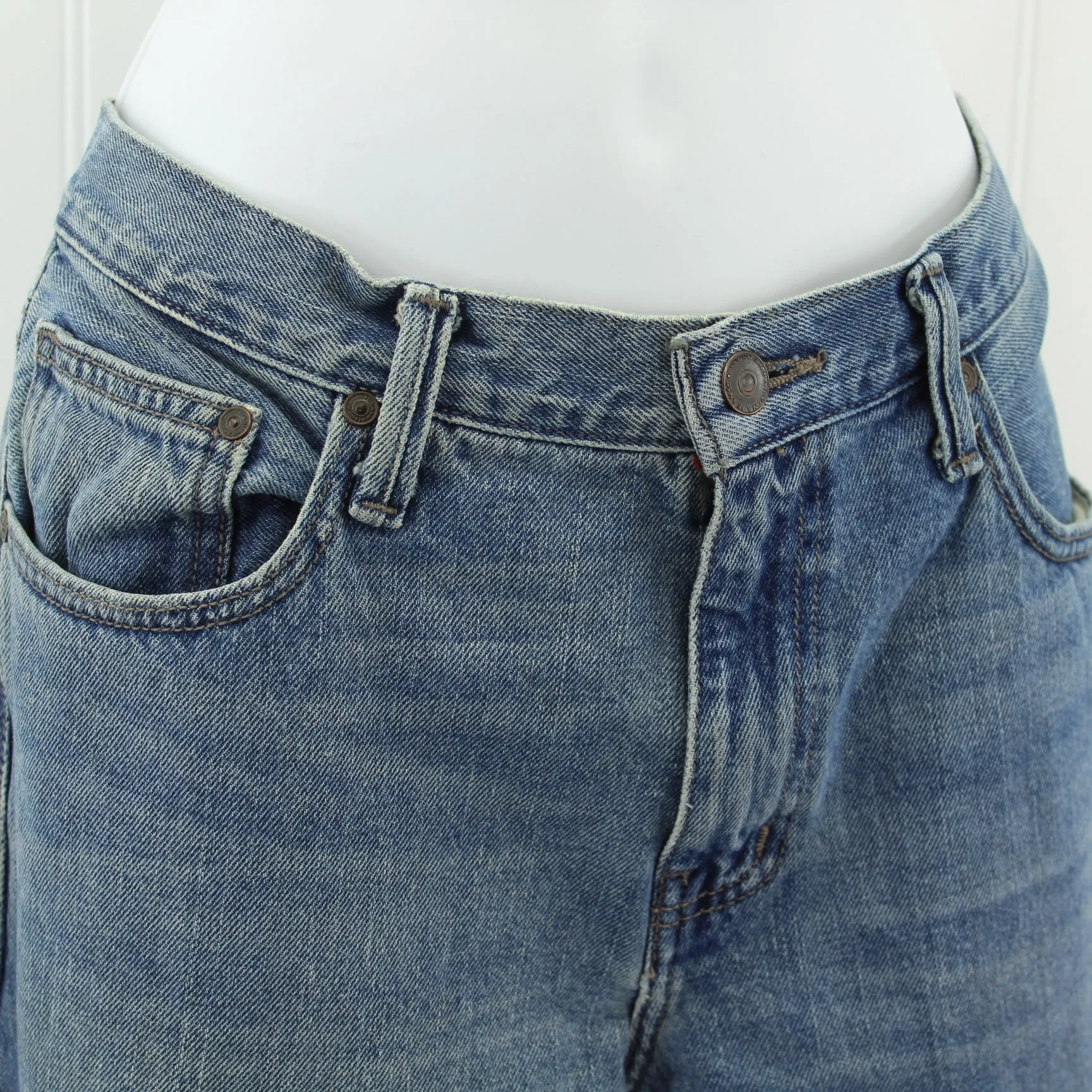 Arizona 100% Cotton Jeans Blue Straight Cut 32 X 32