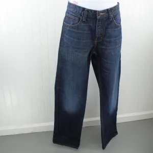Arizona 100% Cotton Jeans Dark Blue Straight Cut 32 X 32