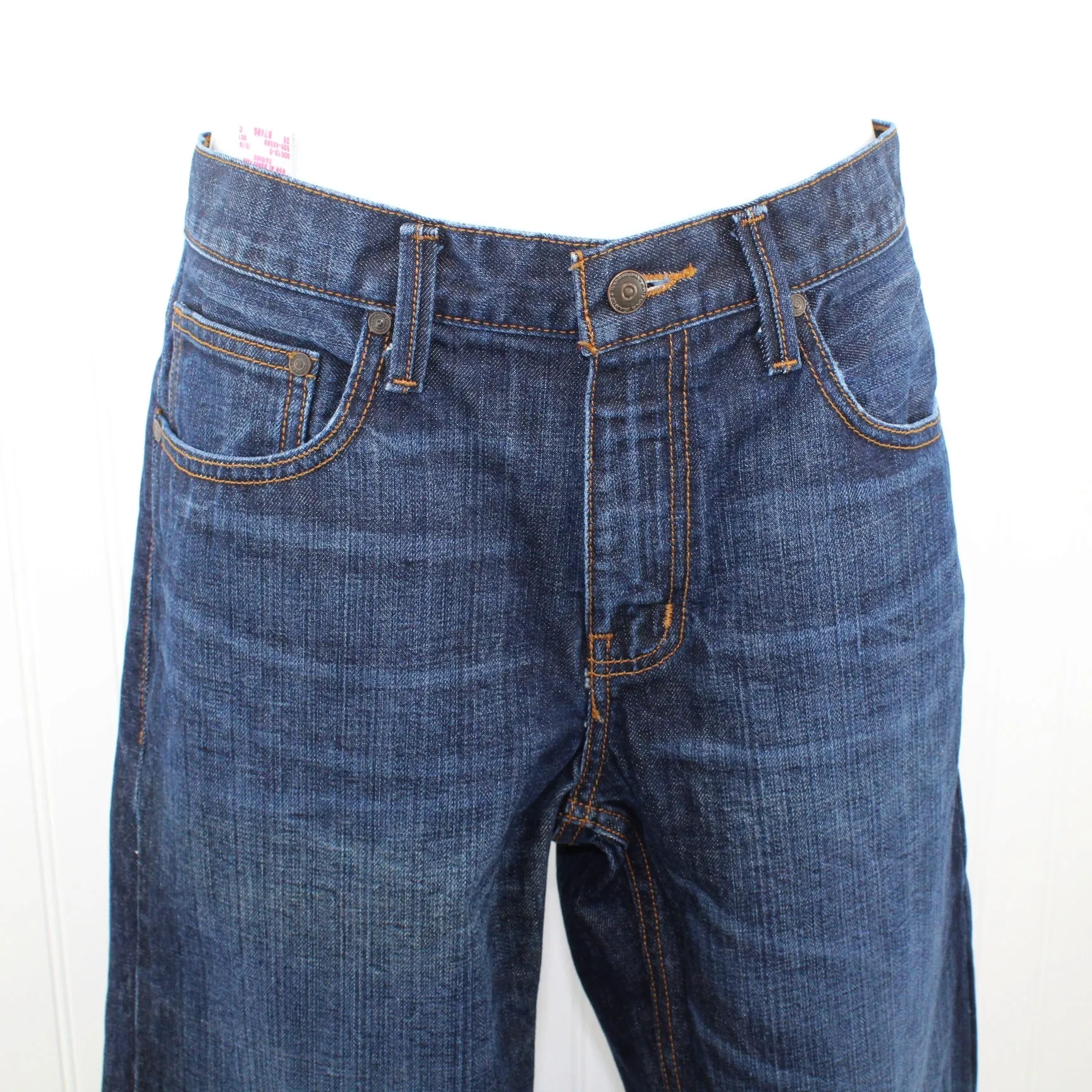 Arizona 100% Cotton Jeans Dark Blue Straight Cut 32 X 32