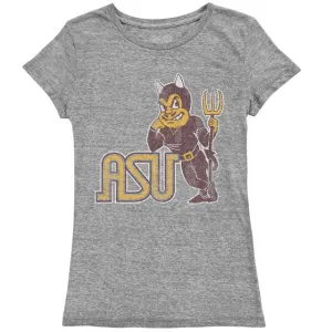 Arizona State Sparky Women's Tri-blend crew tee