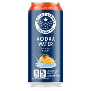 COTTAGE SPRINGS MANGO VODKA WATER 473mL CAN