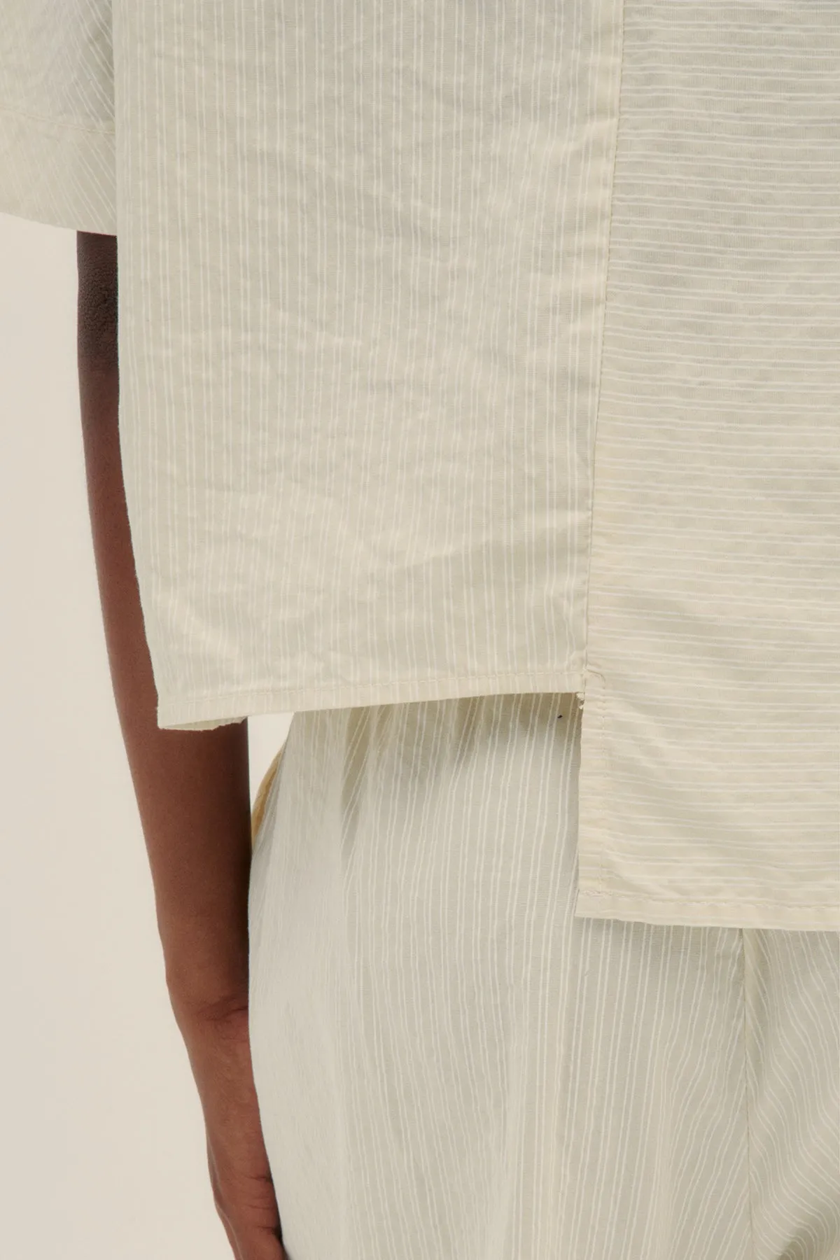Cotton Poplin Fefe Top Safari