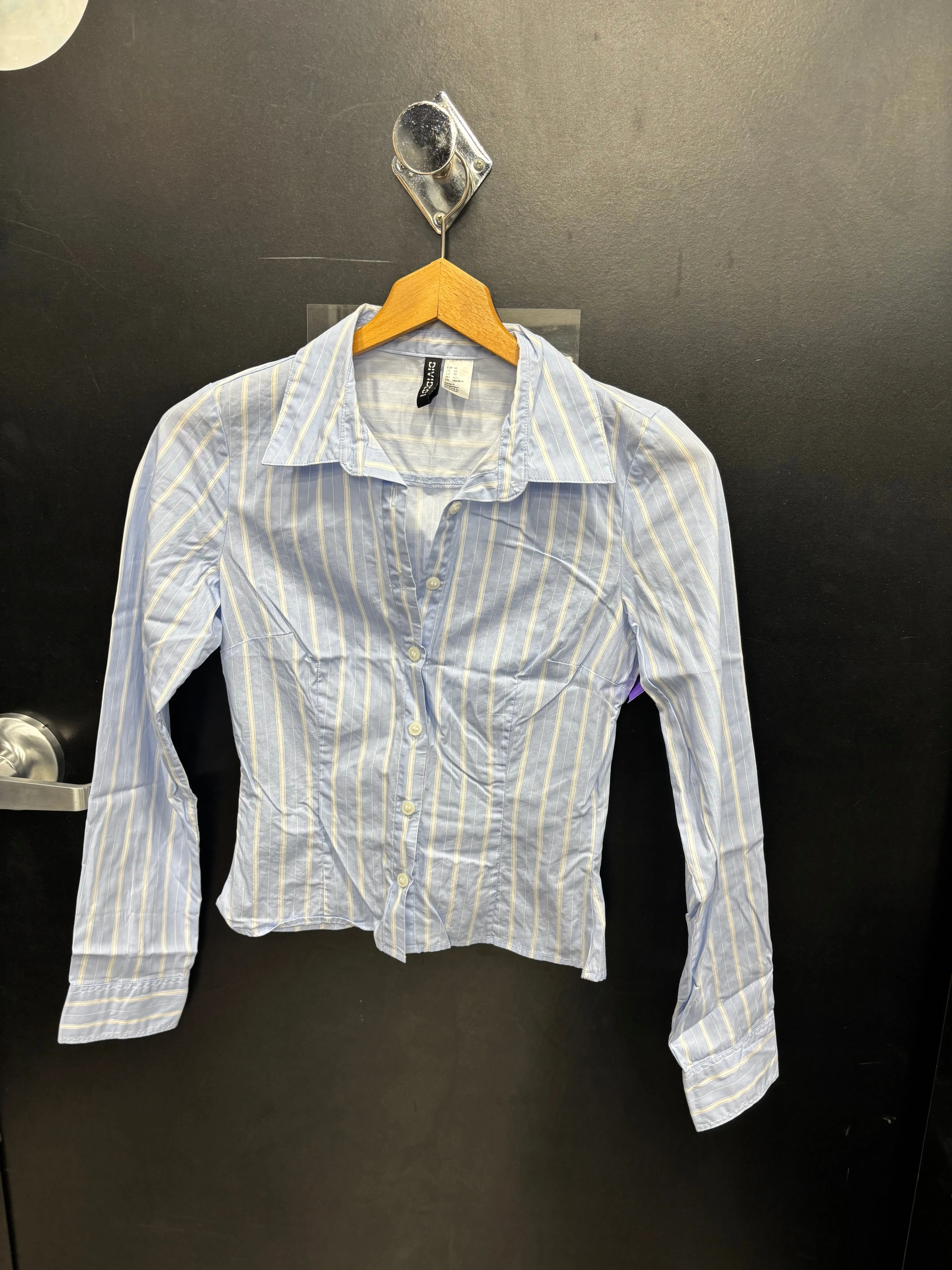 Divided Long Sleeve Top Size Extra Small 8522