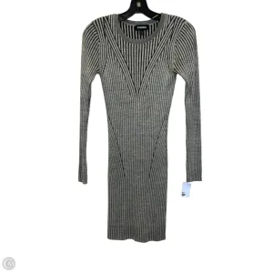 Dress Sweater By Express In Black & White, Size: S