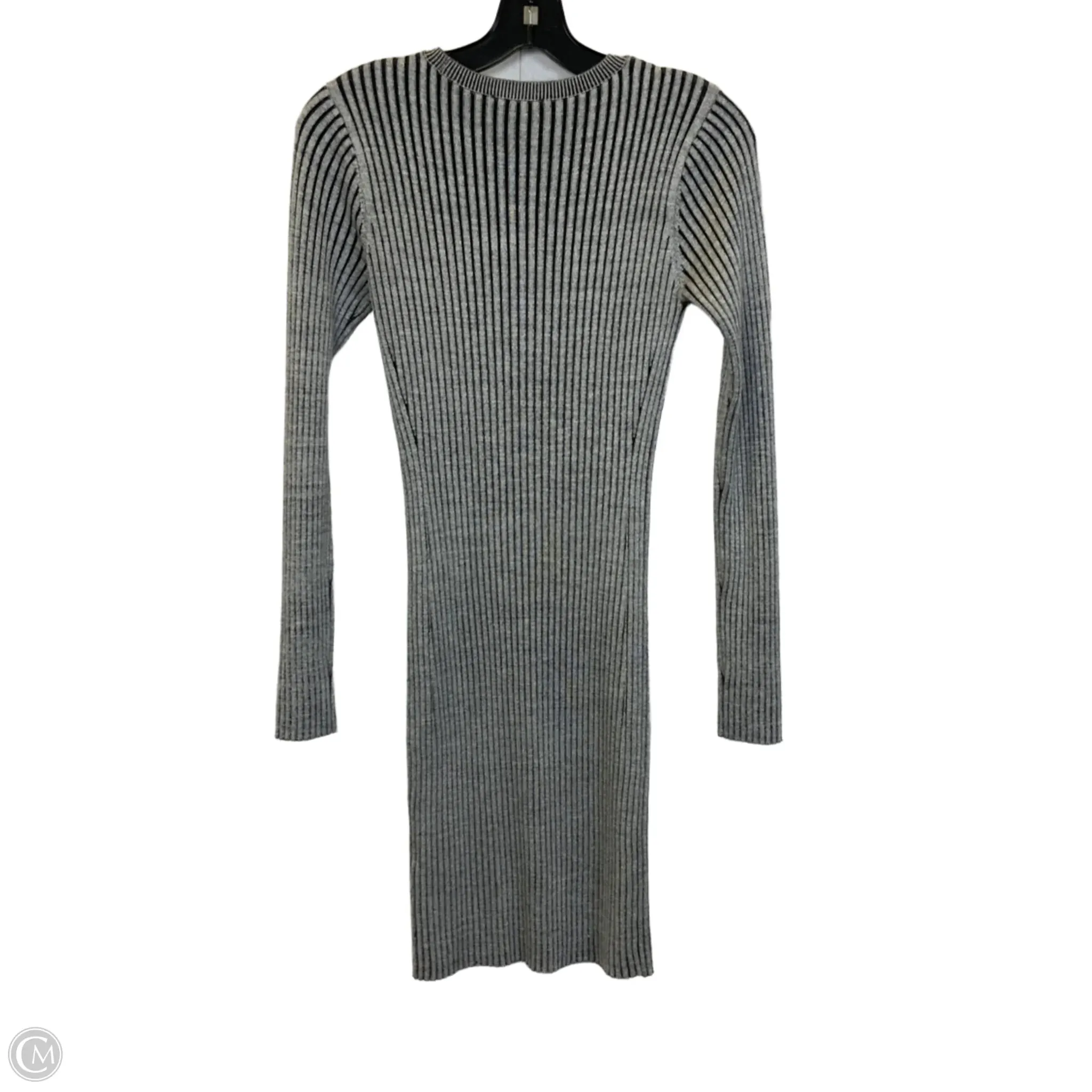 Dress Sweater By Express In Black & White, Size: S