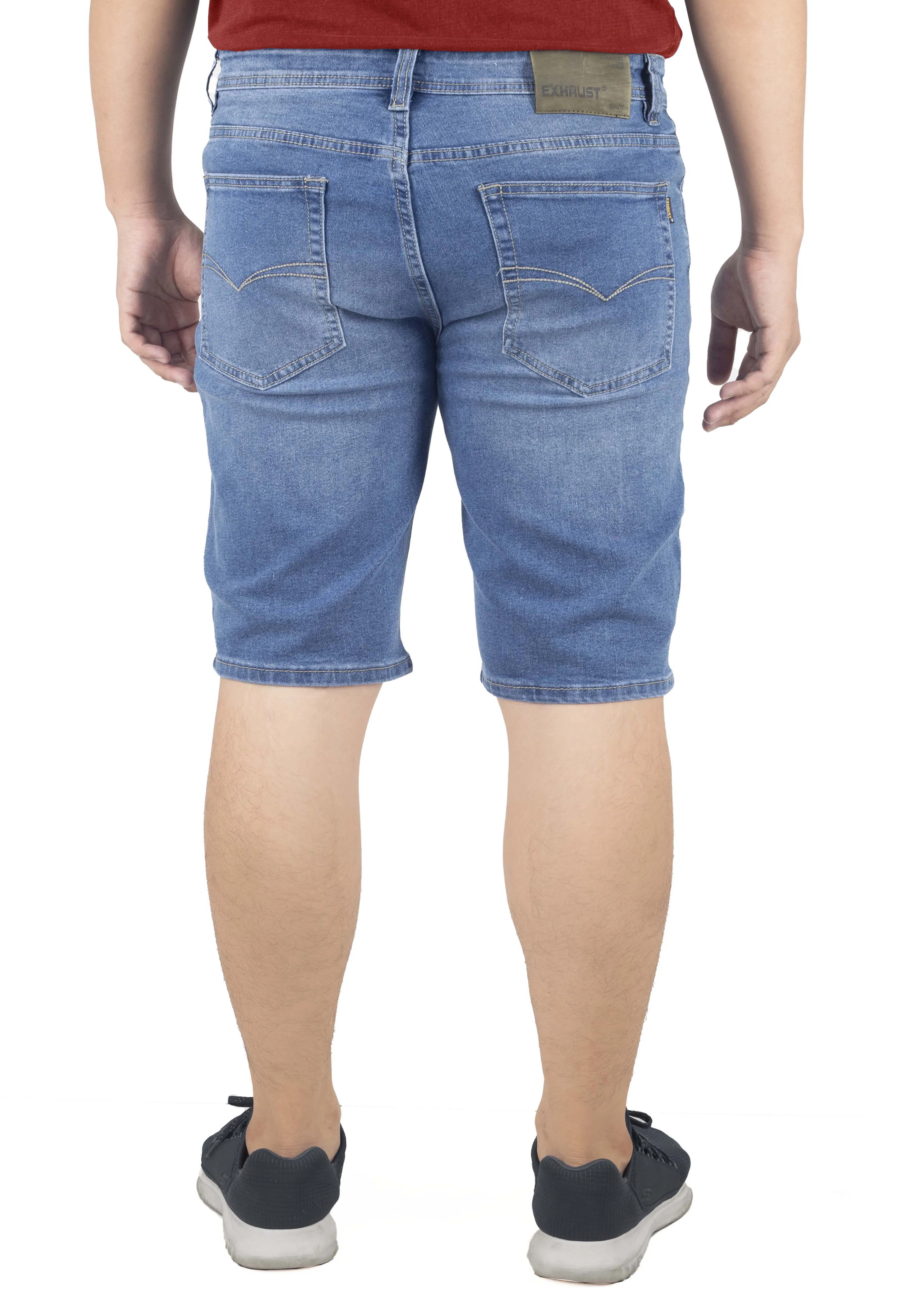 EXHAUST Jeans Short Pants [Regular Fit-Plus Size] 1366