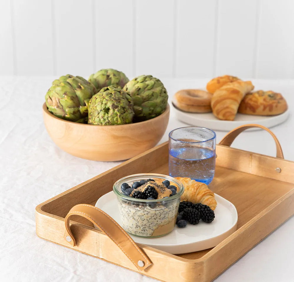Mango Wood Salad Bowl 25x25x9cm