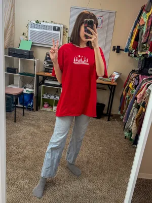 Reindeer Scene T-Shirt XL