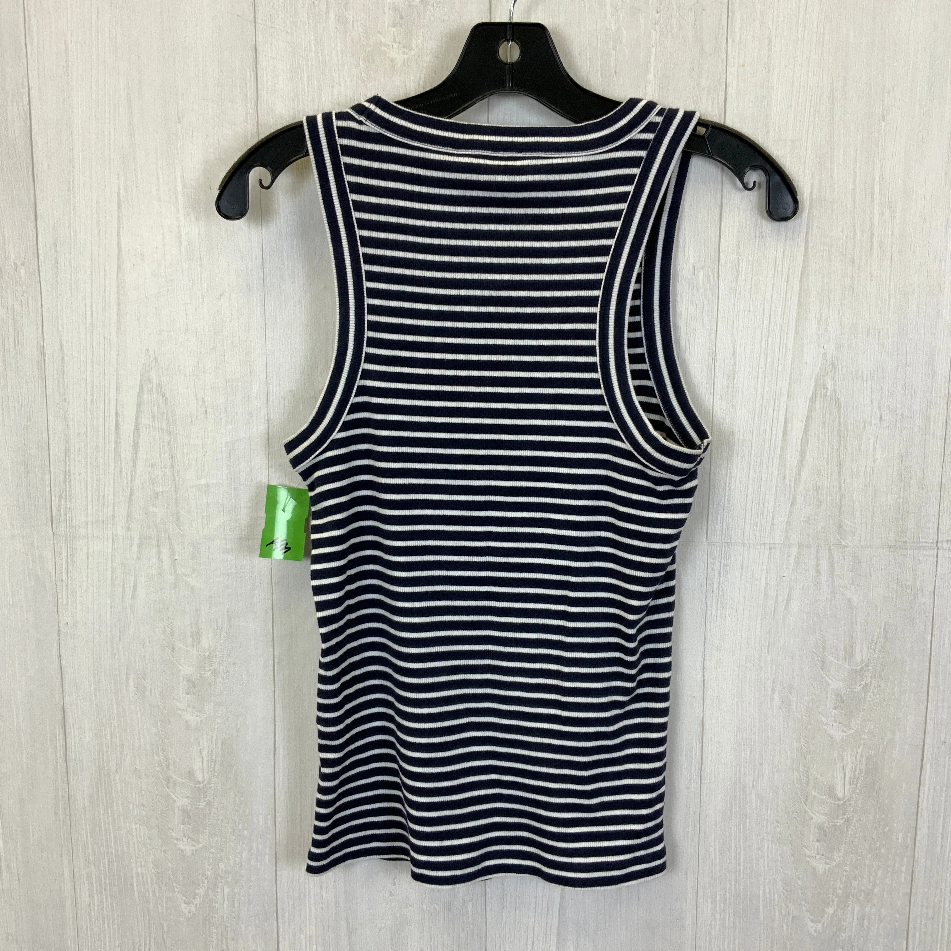 Tank Top By Express In Blue & White, Size:S