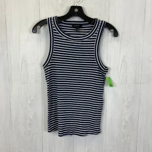 Tank Top By Express In Blue & White, Size:S