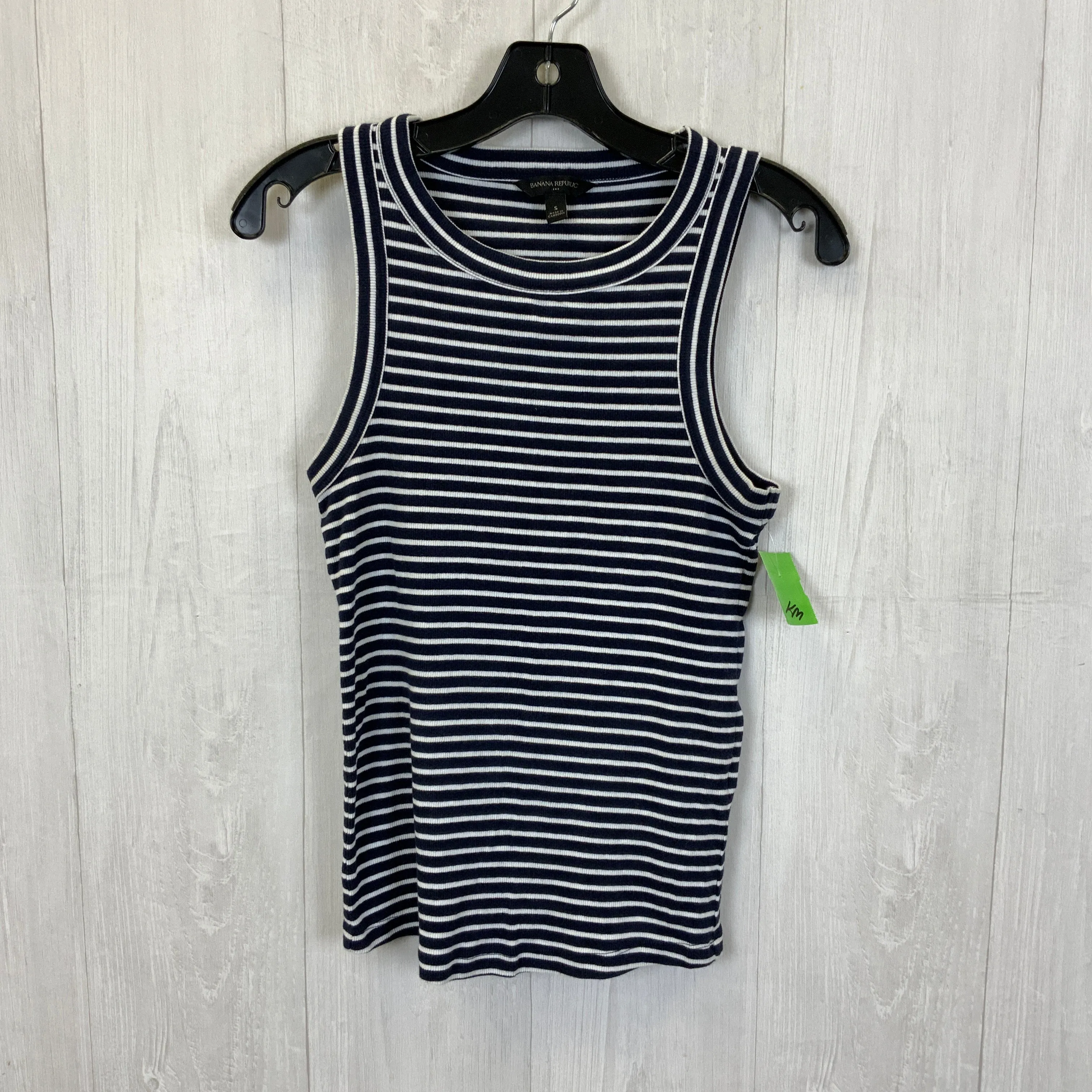 Tank Top By Express In Blue & White, Size:S