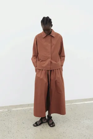 The Loom Culotte Pants in Red Bean