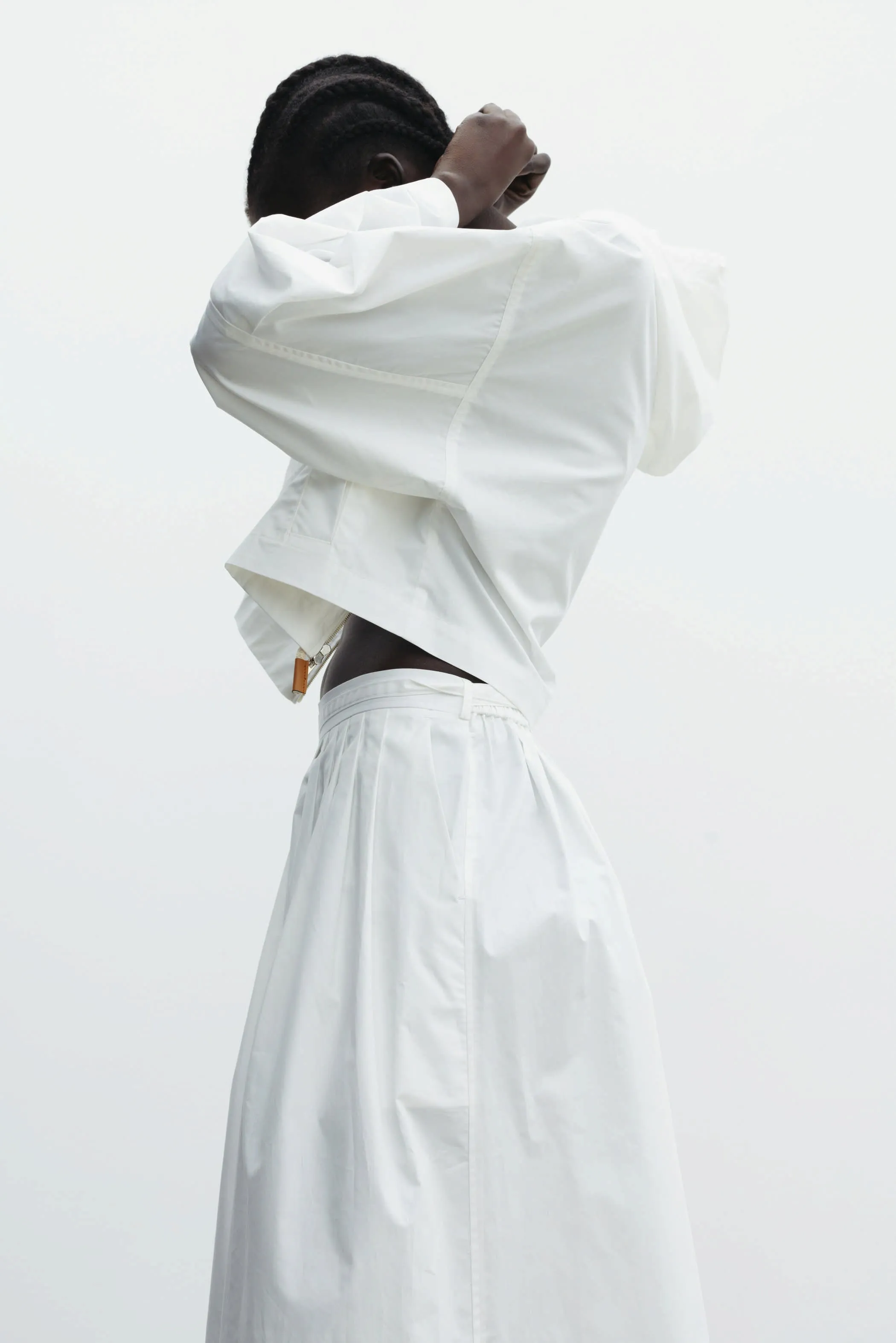 The Loom Culotte Pants in White