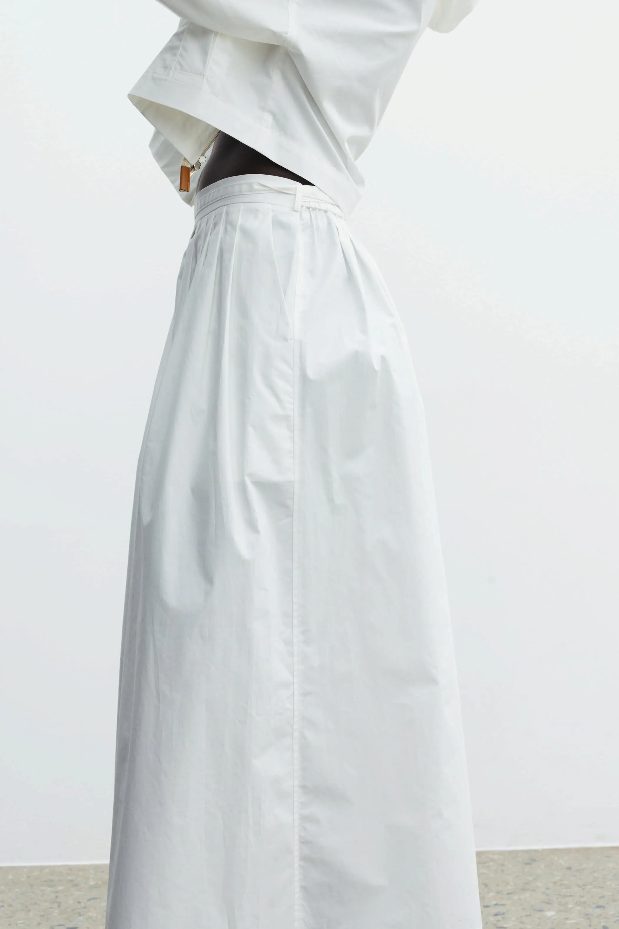 The Loom Culotte Pants in White