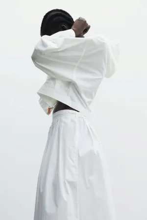 The Loom Culotte Pants in White