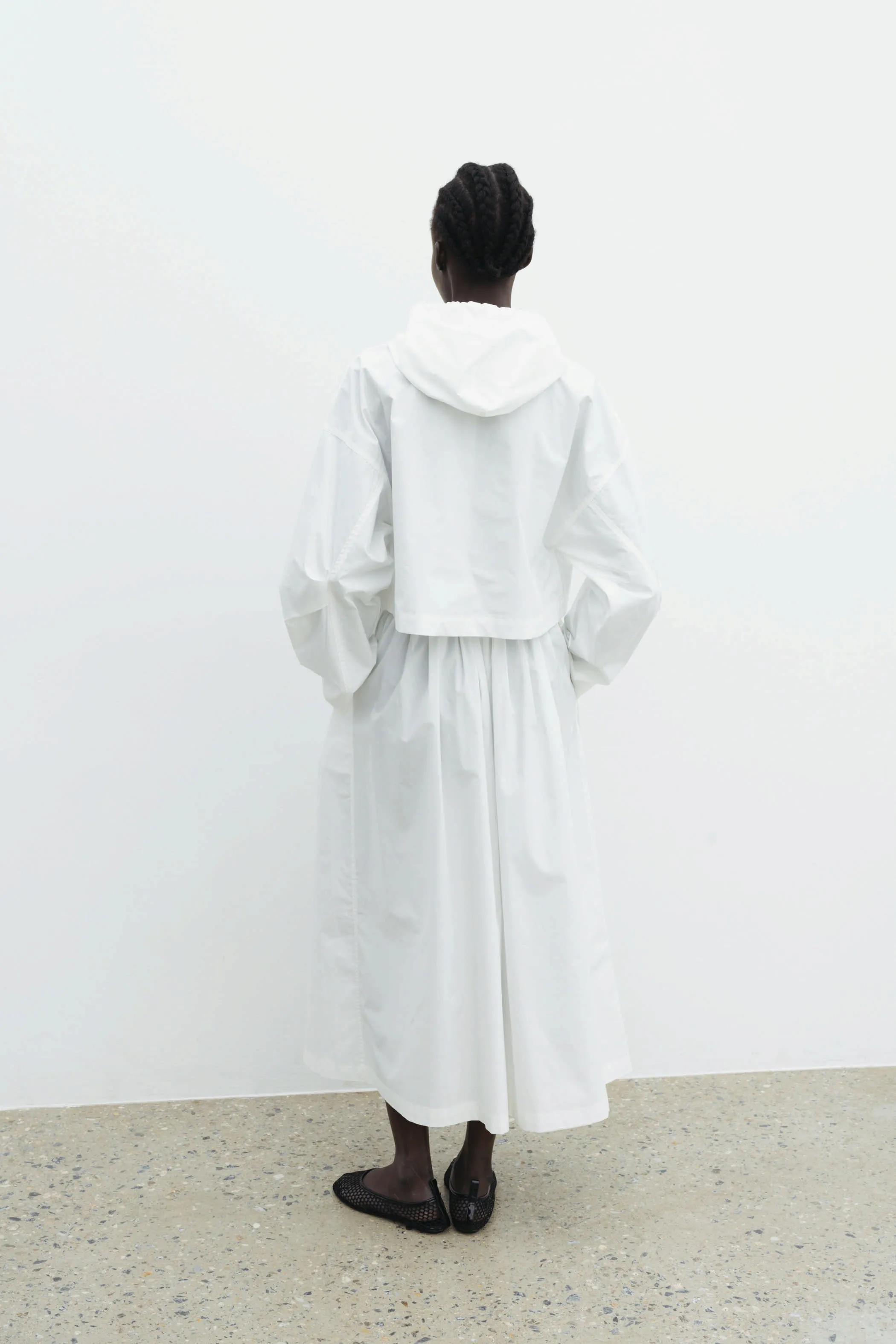 The Loom Culotte Pants in White
