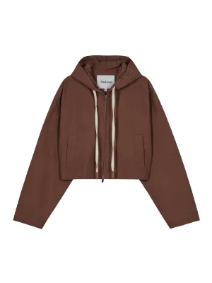 The Loom Hooded Jacket Red Bean