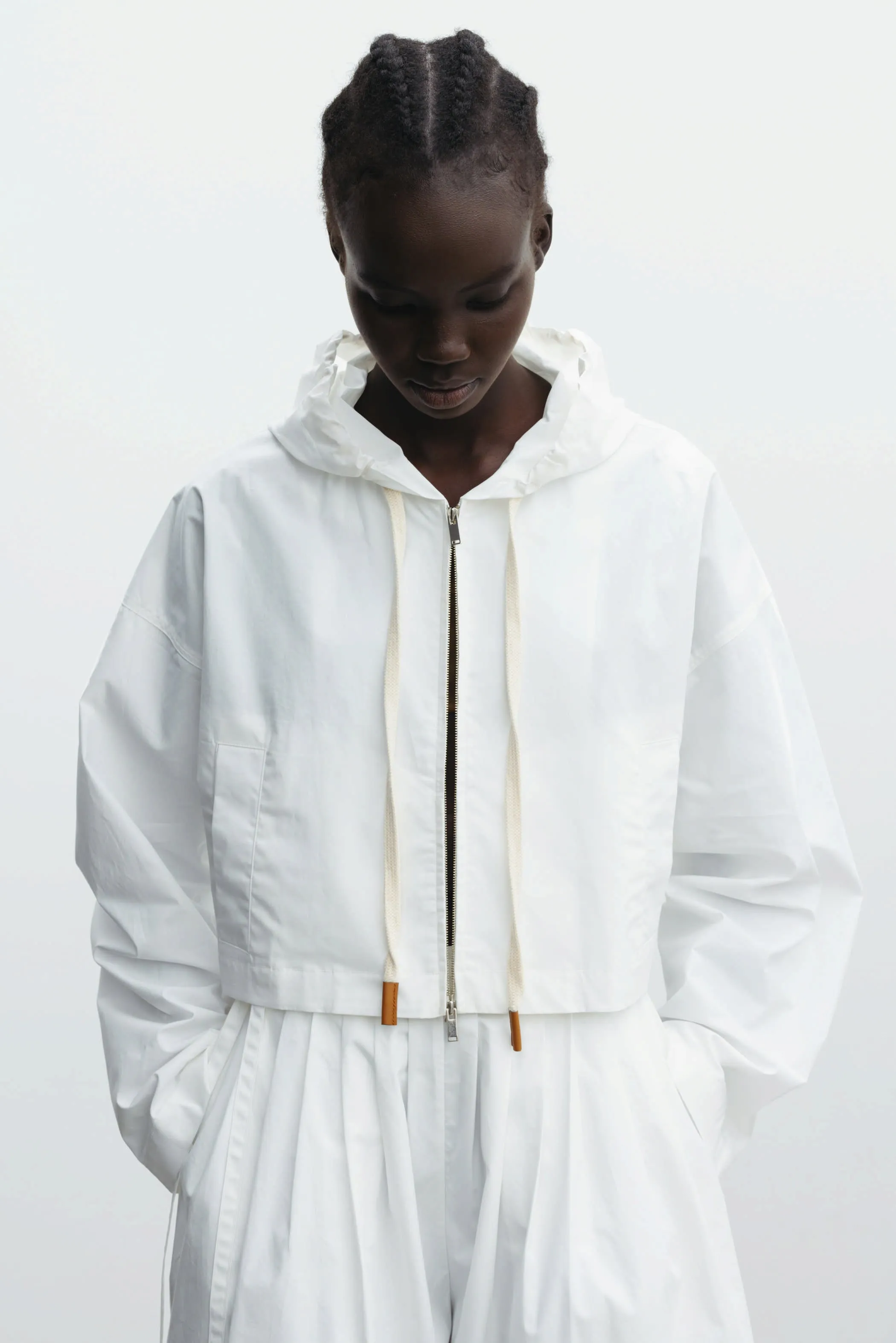The Loom Hooded Jacket Red Bean