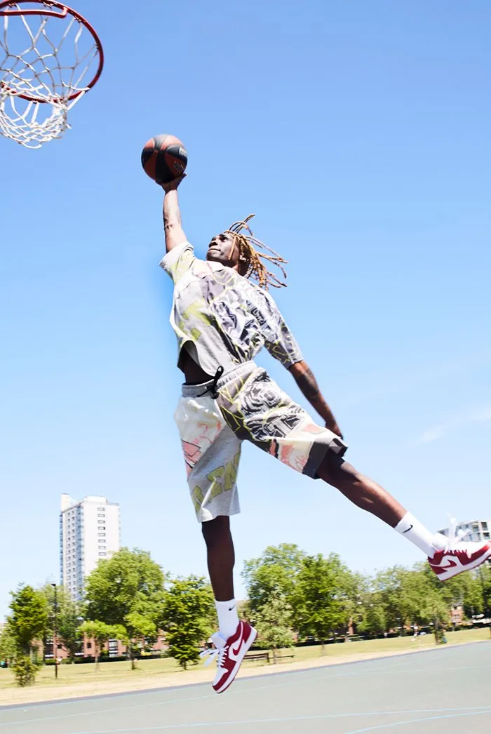 Varsity Print Cut & Sew Shorts